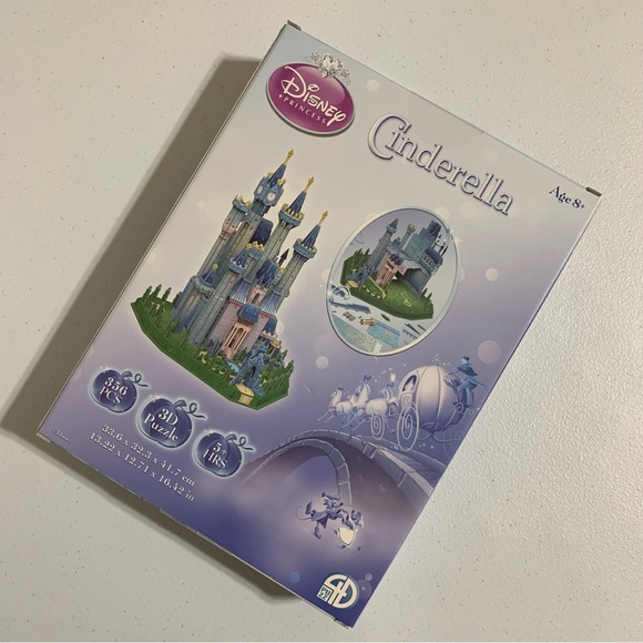 4D Build: Disney Princess Cinderella 3D Castle 356-Piece Puzzle-NIB - Picture 6 of 11